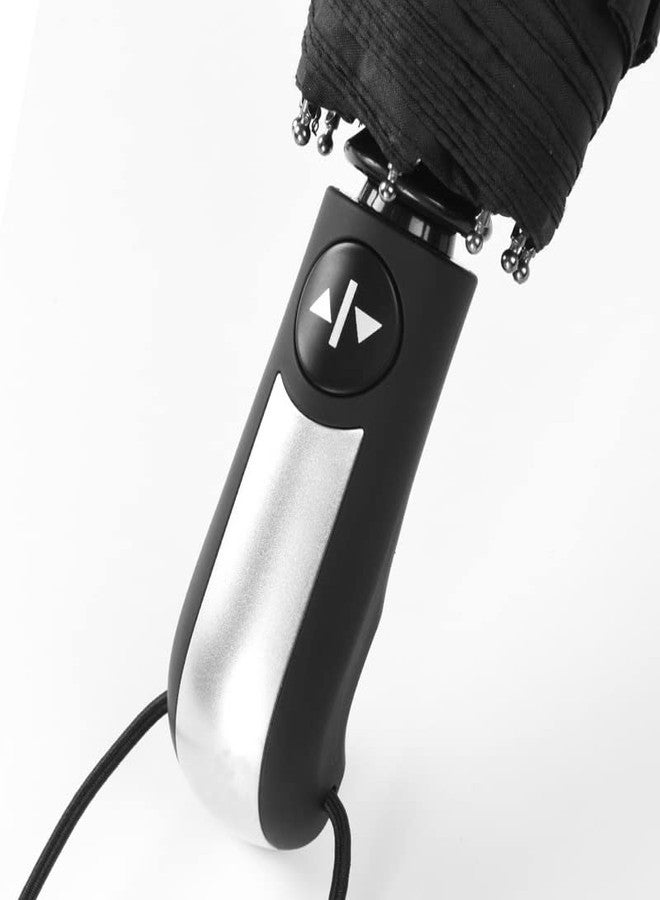 STAR WORK Umbrella for Travel - Auto Open Compact, Lightweight & Folding - Best Windproof Umbrellas for Rain, Sun & Wind UV Protection,Easy Carry for Women and Men. (BLACK) - Image 5